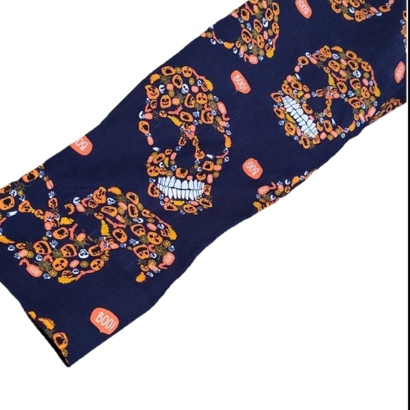 Simon Banks Halloween Skull Button Down Shirt Men’s M Pumpkin Print Novelty Top - Picture 2 of 6